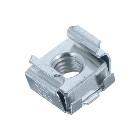 Heritage Industrial Cage Nut, M6-1.00, Carbon Steel, Zinc Clear Finish CNUTMZ-006